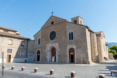 church of san francesco in the square in the center of terni photo