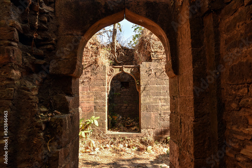 View of historic Ginnorgarh Fort  Delawadi near Bhopal.