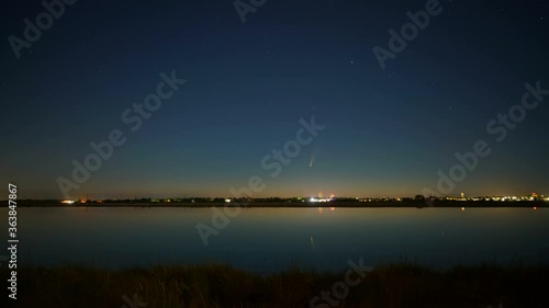 Neowise Time lapse cometa saline di Cervia