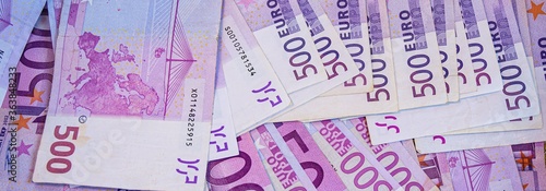 Fotografija euro banknotes background