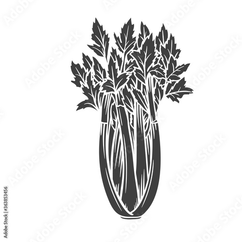 Celery glyph icon