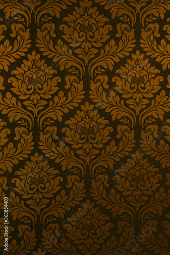 Background, Thai style, dark brown, suitable for various designs.