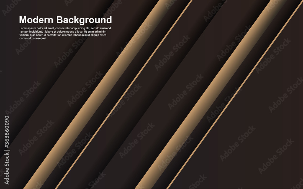 Illustration vector graphic of abstract background black and brown color modern design Illustration vector graphic of abstract background black and brown color modern design
