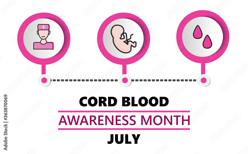 CORD blood awareness month is celebrated in July. Blood from your baby s umbilical cord, taken just after birth, holds some lifesaving, unique cells known as stem cells . CORD blood awareness month is celebrated in July. Blood from your baby s umbilical cord, taken just after birth, holds some lifesaving, unique cells known as stem cells .
