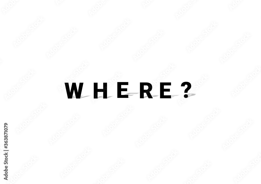 where simple word text in the center of the page - 3d rendering where simple word text in the center of the page - 3d rendering
