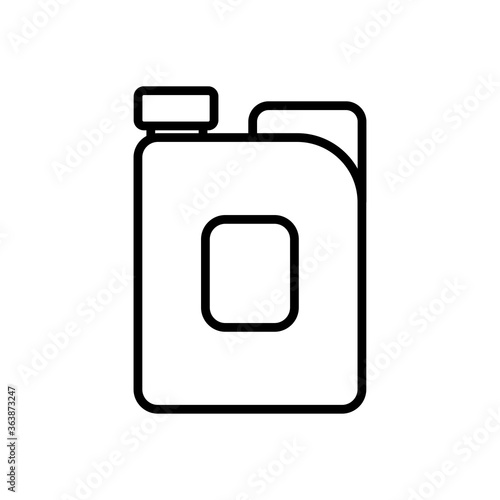 Jerrycan line icon