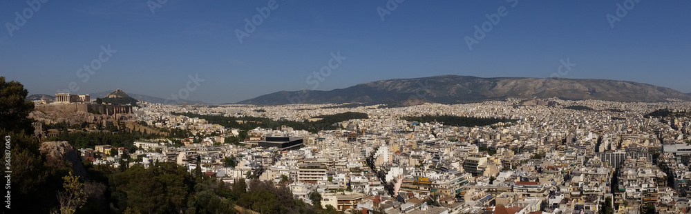 Panorama of one of the worlds oldest cities, Athens