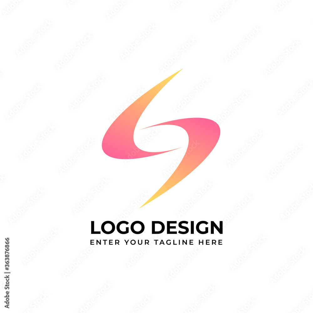 Creative abstract logo vector image for business Creative abstract logo vector image for business