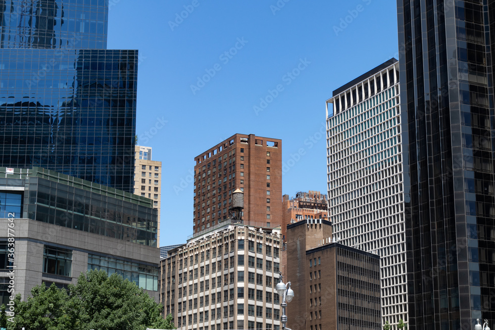 Buildings and Skyscrapers on the Upper East Side of New York City Buildings and Skyscrapers on the Upper East Side of New York City