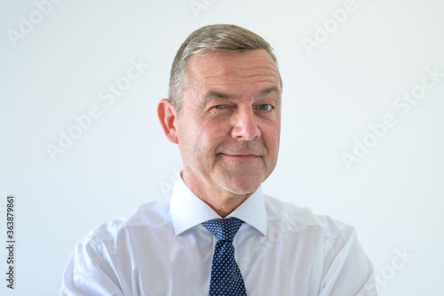 Man giving the camera a sceptical look