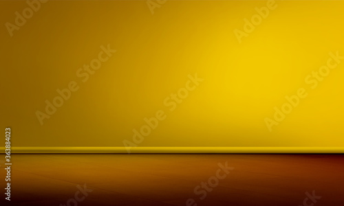 Three-dimensional modern empty space background