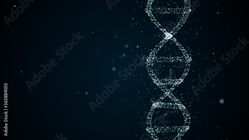 Canvastavla Diagonal view on insertion of new segements into DNA spiral structure