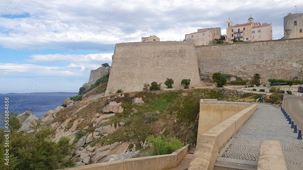 Castle in Calvi, North of Corsica, France