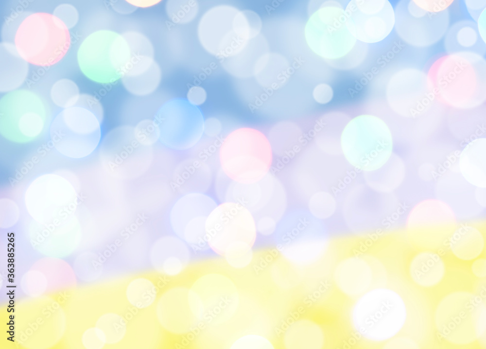 Obraz premium Multi colored background. Defocused abstract picture with bokeh