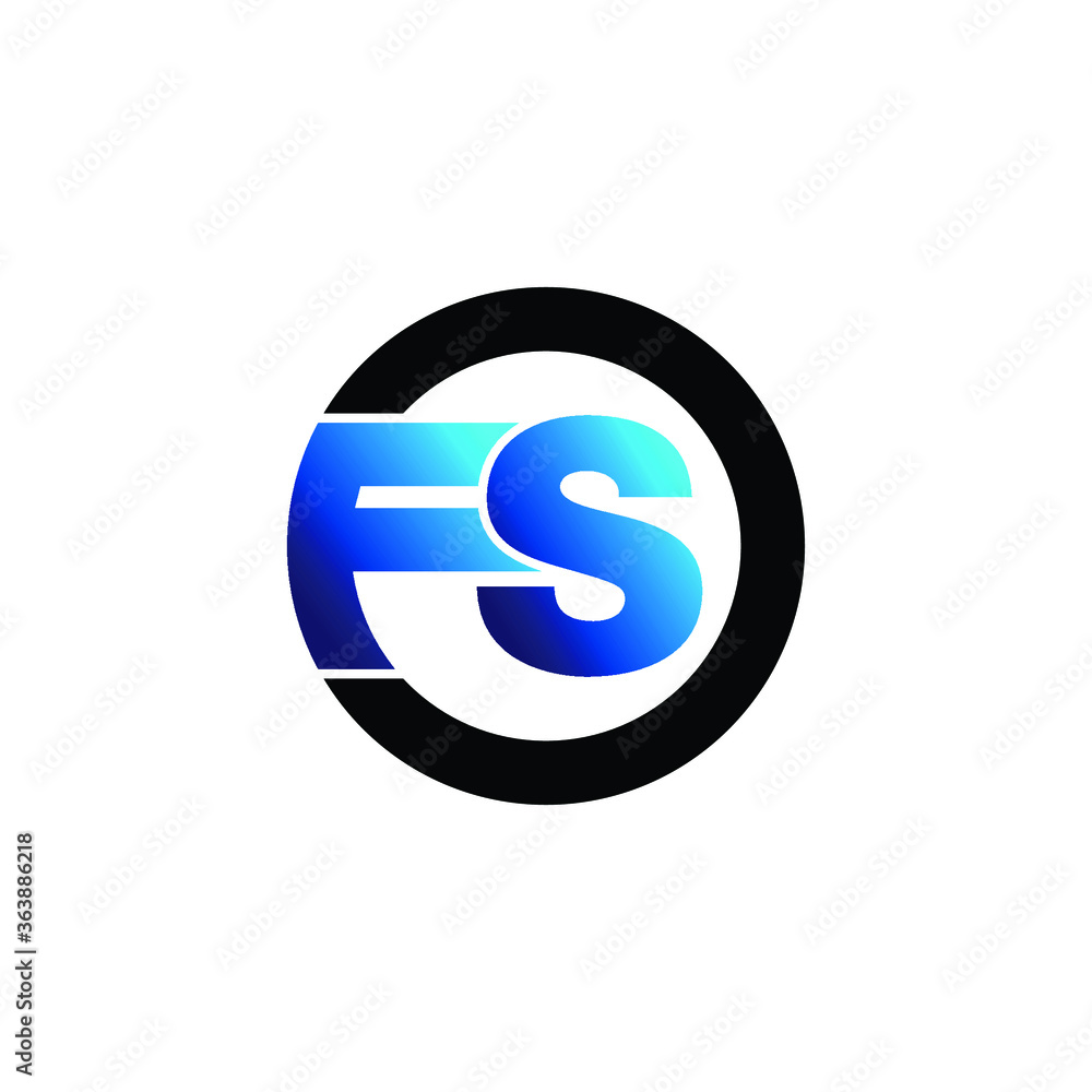 Letter FS logo icon design vector. monogram logo vector illustration Letter FS logo icon design vector. monogram logo vector illustration