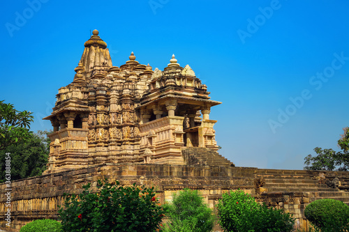Western Group of Temples  Khajuraho  Madhya Pradesh  India. it s an UNESCO world heritage site.