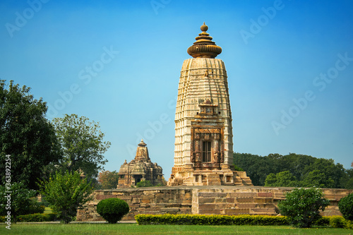Western Group of Temples, Khajuraho, Madhya Pradesh, India. it's an UNESCO world heritage site.