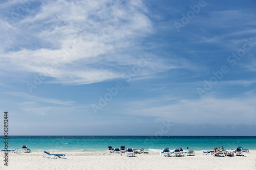 Beach in Cuba Varadero. White sand