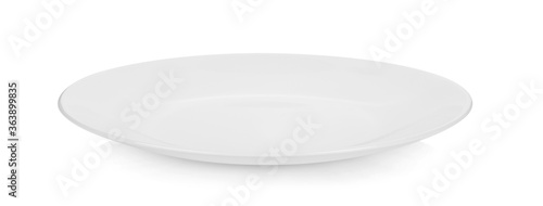 plate on white background