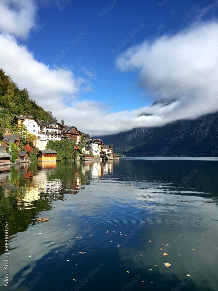 Fototapeta premium view of bergen norway