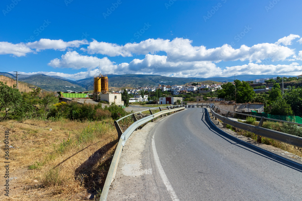 road towards the town of Ugijar