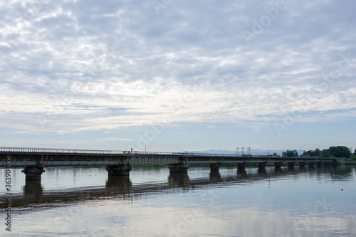 男鹿線の八郎川橋梁 © Sou