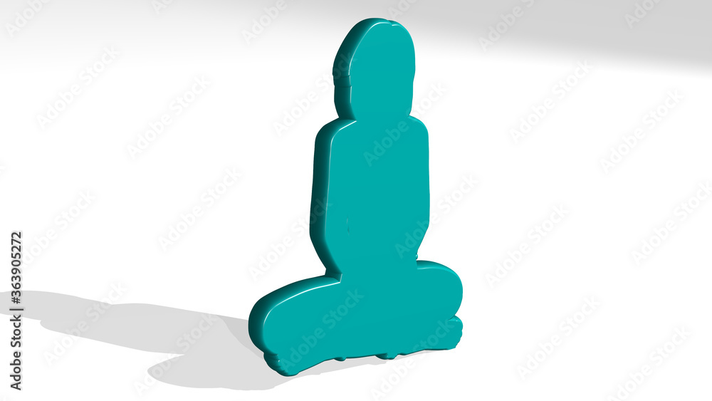 girl from a perspective with the shadow. A thick sculpture made of metallic materials of 3D rendering. beautiful and background girl from a perspective with the shadow. A thick sculpture made of metallic materials of 3D rendering. beautiful and background