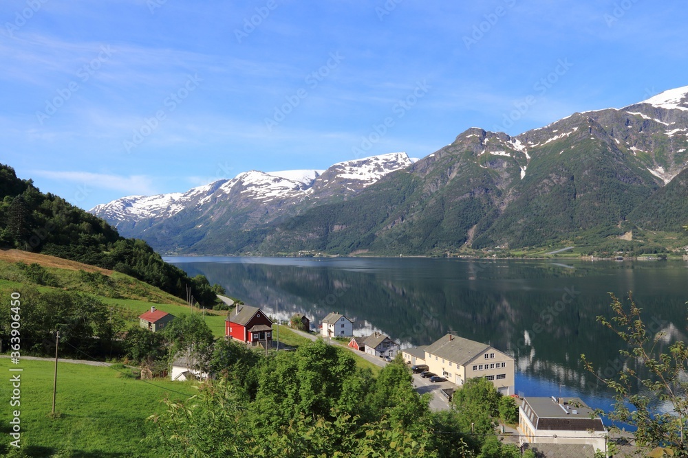 Norway fiord scenic view