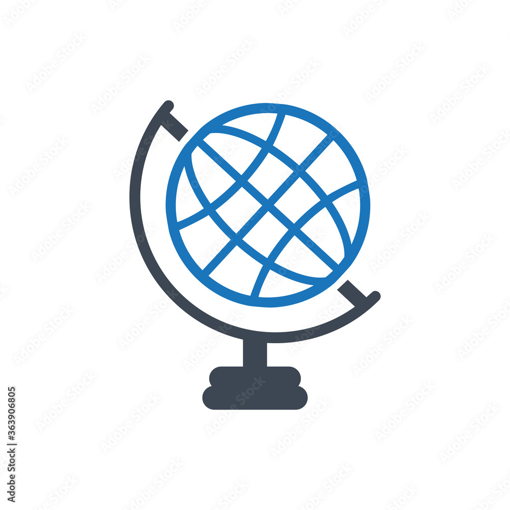 Globe icon (vector illustration) Globe icon (vector illustration)
