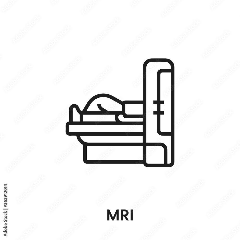 mri vector icon. mri sign symbol. Modern simple icon element for your design mri vector icon. mri sign symbol. Modern simple icon element for your design