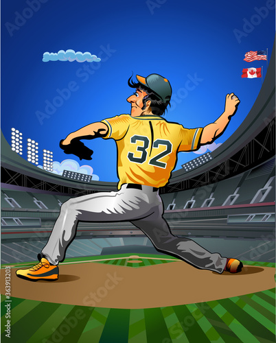 Photography baseball player