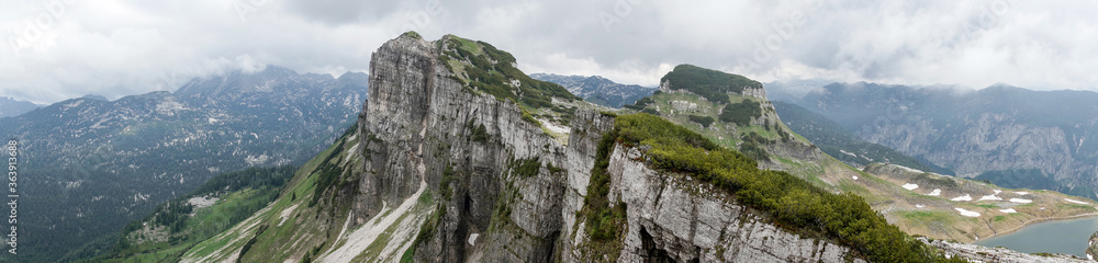 Panoramic view of Greimuth peak (1871 m), austrian Alps. Austria	