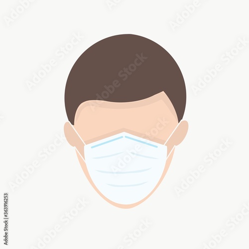 man with a mask, protection, safety