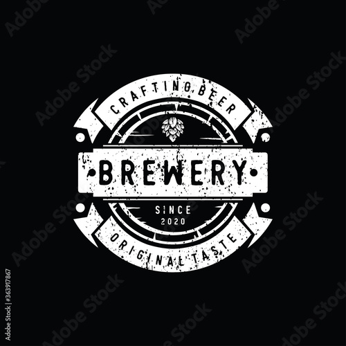 brewery shop emblems and logo