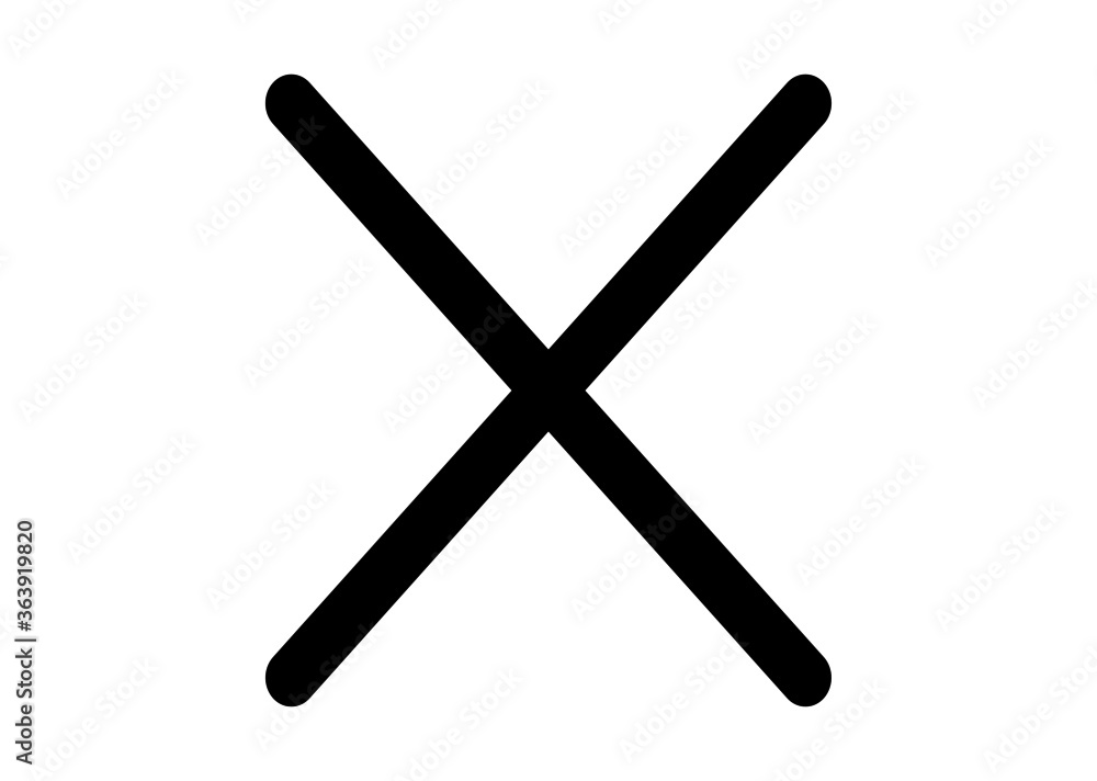 Simple cross line icon. Stroke pictogram. Vector illustration isolated on a white background. Premium quality symbol. Vector sign for mobile app and web sites. Simple cross line icon. Stroke pictogram. Vector illustration isolated on a white background. Premium quality symbol. Vector sign for mobile app and web sites.