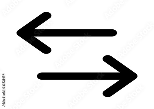 Compare arrows icons. Compare characteristics and parameters of products vector icon