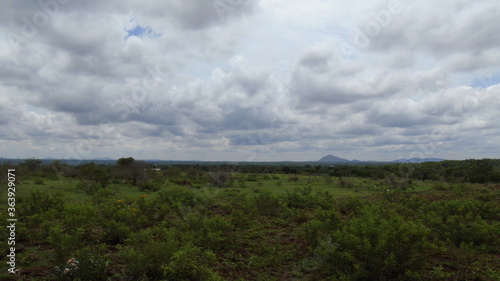 landscape with clouds