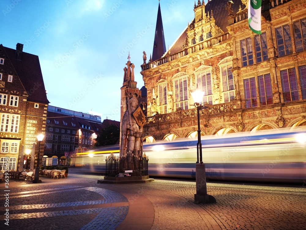 Fototapeta premium hanseatic european city of bremen germany
