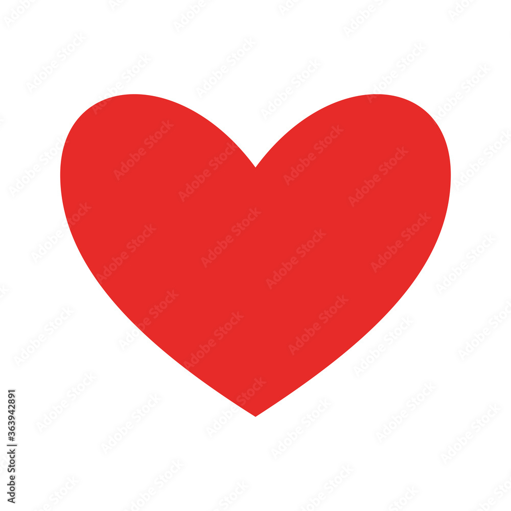 heart flat style icon design of love passion and romantic theme Vector illustration heart flat style icon design of love passion and romantic theme Vector illustration