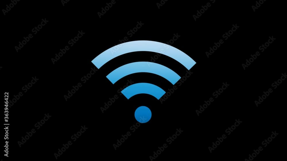 The electronic device searches for the signal and availability of the wifi network. The electronic device searches for the signal and availability of the wifi network.