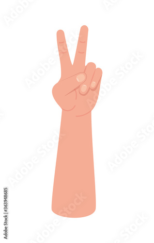 peace and love hand design of Hippie art and creative theme Vector illustration