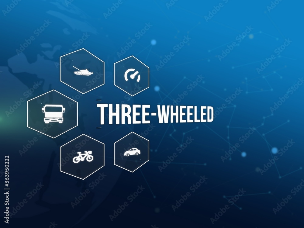 three-wheeled