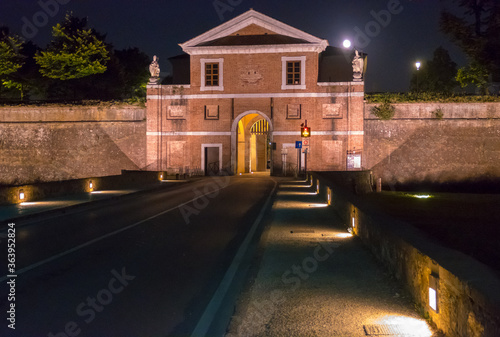 Saint Donato Gate in Lucca, Italy