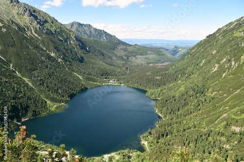 Fototapeta Naklejka Na Ścianę i Meble -  Morskie Oko w Tatrach, Tatrzański Park Narodowy