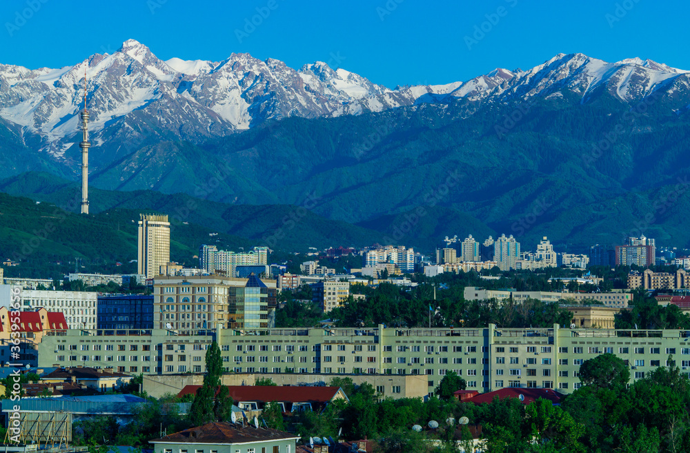 Almaty city view