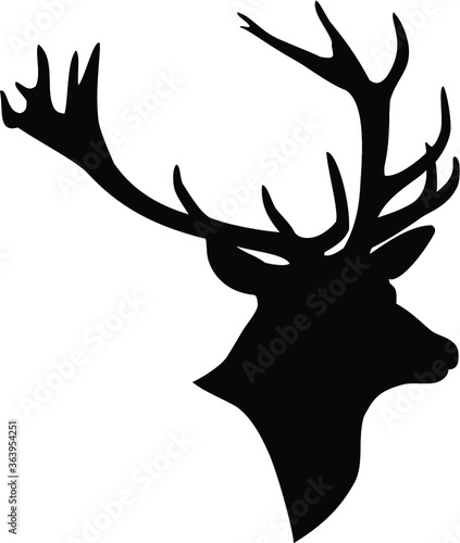 deer head silhouette