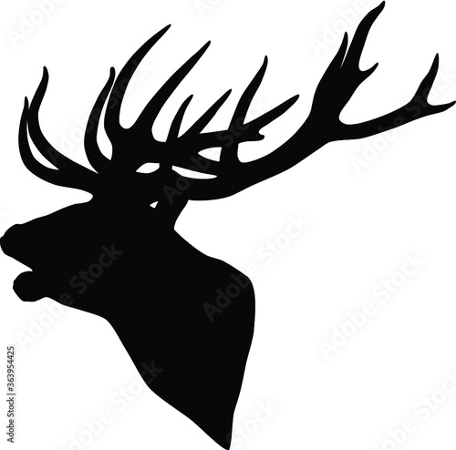 deer head silhouette