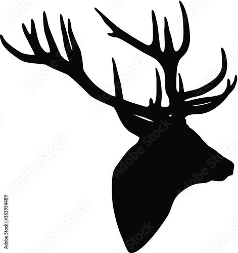 deer head silhouette