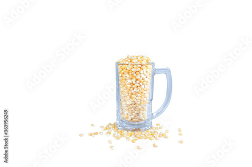 Glass Cup Full of Corns