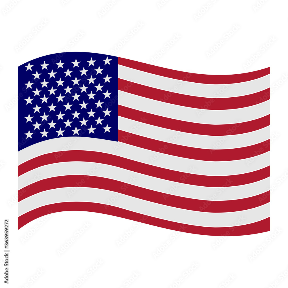 United States of America national flags, set flags of countries in america continent icon vector symbol of country illustration isolated white background United States of America national flags, set flags of countries in america continent icon vector symbol of country illustration isolated white background